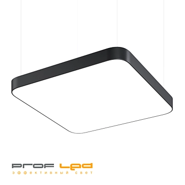 LATA C: Sleek Square LED Light 3D model image 1 