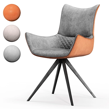 Modern Jess Chair: Sleek and Stylish 3D model image 1 