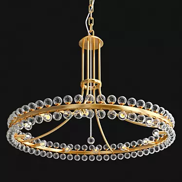 Luxury Clover Pendant Light - 12 Inch 3D model image 1 