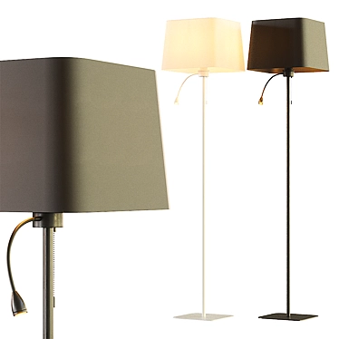 Modern Farel Floor Lamp - Trendy Lighting 3D model image 1 