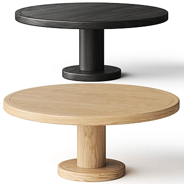  Stylish Kirsi Round Coffee Tables 3D model image 1 