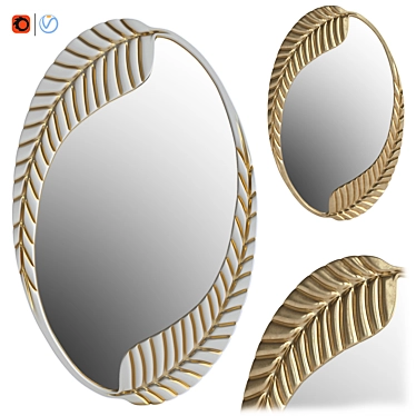 Sleek STL File Mirror 3D model image 1 