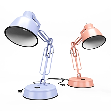 Scandi Pastel Desk Lamp 3D model image 1 