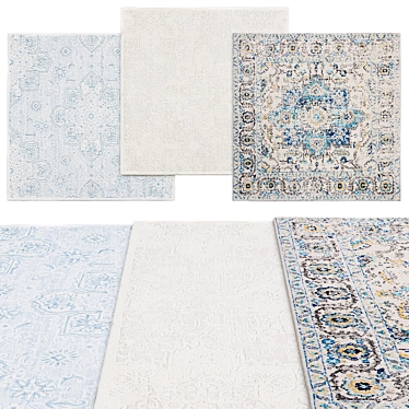 Square Rugs Collection | Various Sizes 3D model image 1 