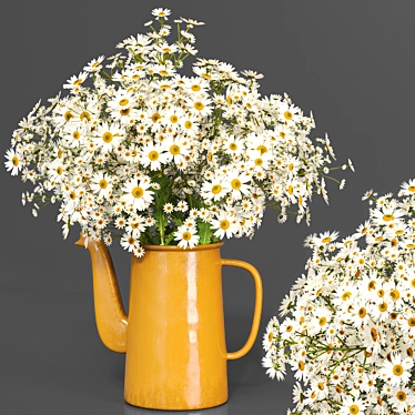 Charming Chamomile Bouquet 3D model image 1 