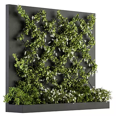 Green Wall - Outdoor Vertical Garden 3D model image 1 