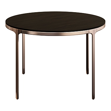 Sleek Round "Ring Table" - Uncovered 3D model image 1 