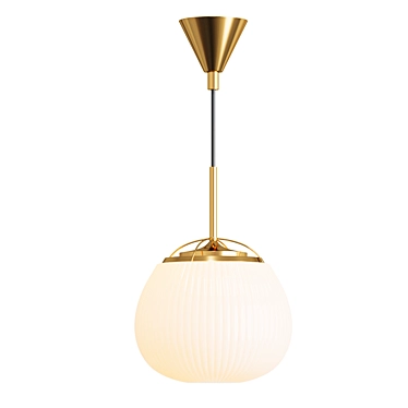 Romatti ENTE Pendant Lamp - Black & White 3D model image 1 