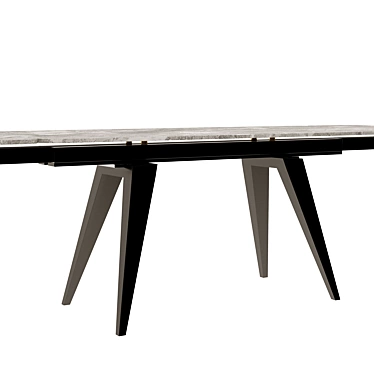 Sleek Folding Table Ramses 3D model image 1 