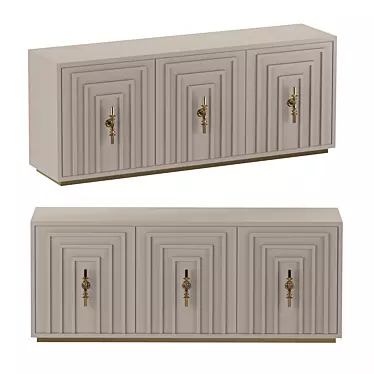 Luxury Cazarina Largo Cabinet: Exquisite Design & Premium Quality 3D model image 1 