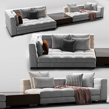 Modern Minotti Blazer Sofa 3D model image 1 