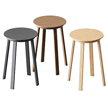 Revolver Stool: Sleek and Versatile 3D model image 1 