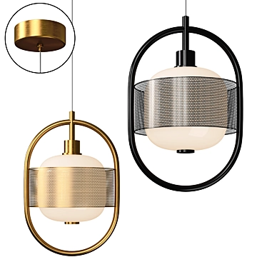 Mossen: Stylish Design Lamp 3D model image 1 