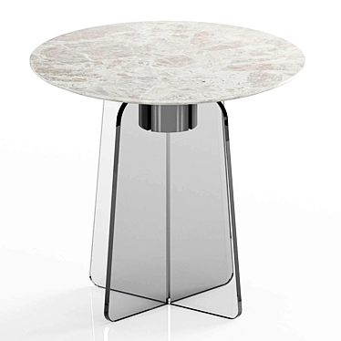 Elegant Cupola Side Table - Stylish and Functional 3D model image 1 