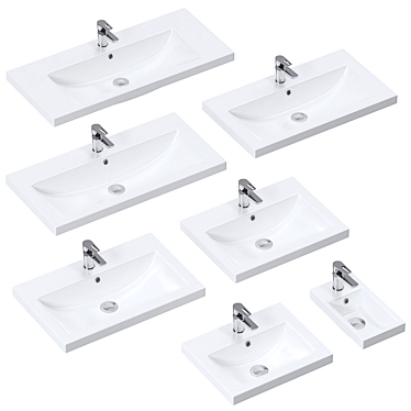 Washbasins Cersanit COMO