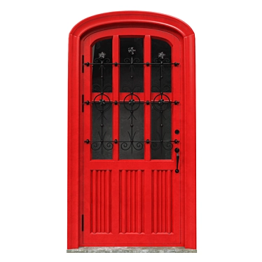 Classic 3D Max Door: 900mm x 2000mm 3D model image 1 