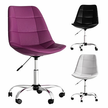 Charming Swivel Chair: Stylish, Versatile, and Comfortable 3D model image 1 