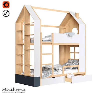 OM Bunk Bed "Dee Dee" from the manufacturer Mimirooms ™