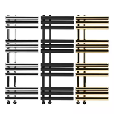 Elegant Reina Grace Towel Radiator 3D model image 1 