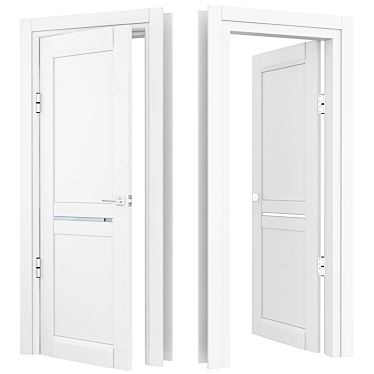 Modern Varion Doors v008 3D model image 1 