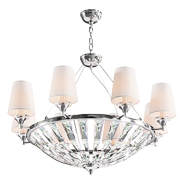 Maytoni Pantheon H021PL-08CH: Stunning Chandelier with PBR Materials 3D model image 1 