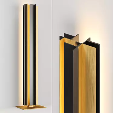 Luminous Elegance: Venicem Secret Floor Lamp 3D model image 1 