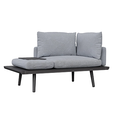 Designer Armchair: Lounge Around SEATER 3D model image 1 