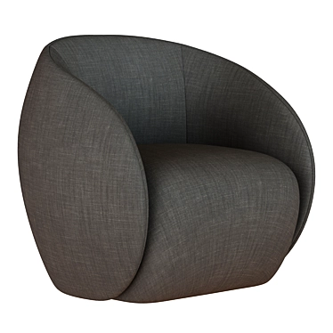 Modern Dot Armchair: Unique Design for Elegant Comfort 3D model image 1 
