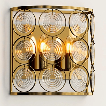 Seranda Wall Sconce: Elegant Italian Design 3D model image 1 