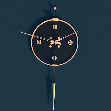 Clock Aubergine