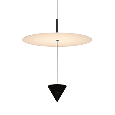 Luminous Elegance: Karman Stralunata Pendant 3D model image 1 