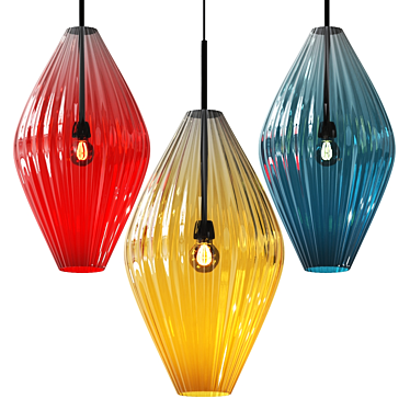 Modern Bailey Pendant Lamp 3D model image 1 