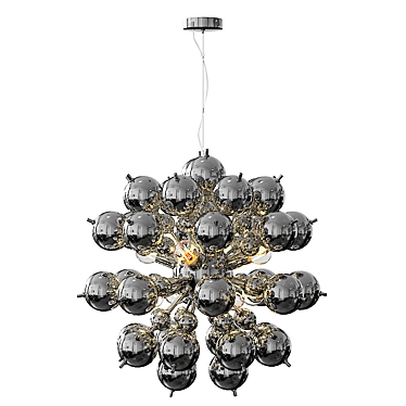 Modern Bolla Chandelier - MOD133PL-08CH 3D model image 1 