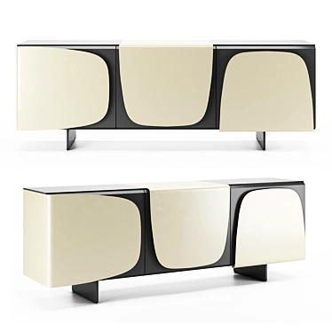 Elegant Italian Design - TRILOGY Sideboard 3D model image 1 