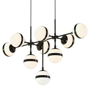 Luxury Contemporary Peggy Chandelier 3D model image 1 