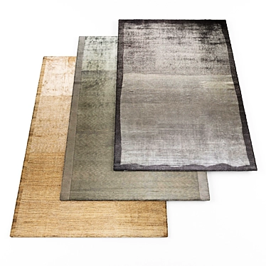 Modern High-Resolution Rugs Set 3D model image 1 