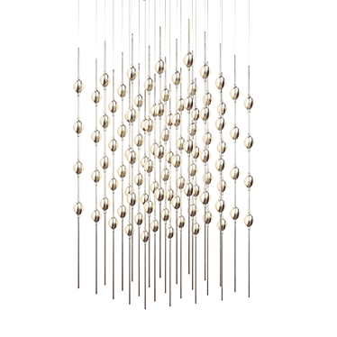 Cosmic Cube LED Pendant 3D model image 1 