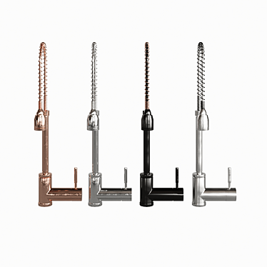 Elegant One-Handed Sink Mixer 3D model image 1 