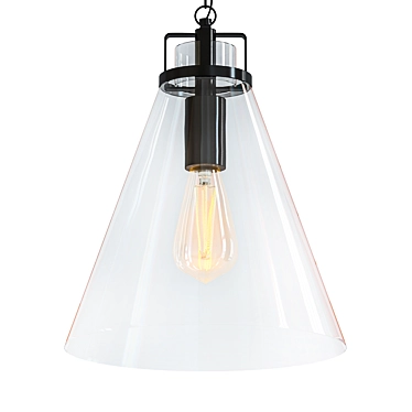 Modern Millimeter Pendant Light 3D model image 1 