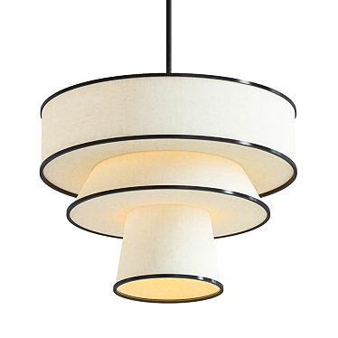 Solid_Glow: Modern Light Fixture 3D model image 1 