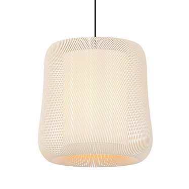 Elegant Penny Pendant Lamp Shade 3D model image 1 