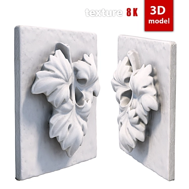 Detailed Bas-Relief Sculpture 3D model image 1 