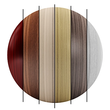 Seamless Wood Texture Collection 3D model image 1 