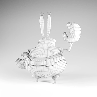 Eugene Krabs 3D Model 3D model image 1 