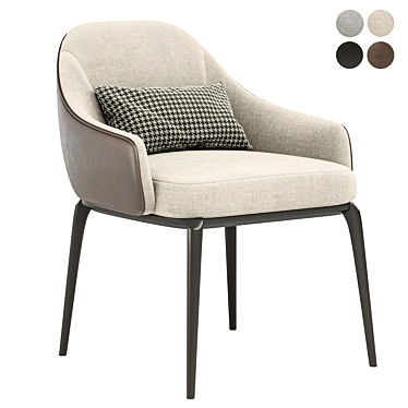 Sila Armchair: Stylish and Compact 3D model image 1 