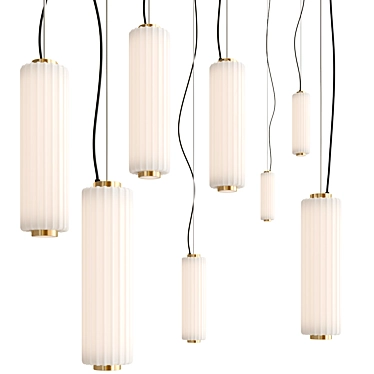 Elegant Glow: CORDIALE Pendant Lamp 3D model image 1 