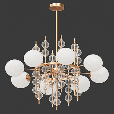 Addelyn Chandelier: Modern Elegance for Your Space 3D model image 1 