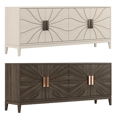 Delano Console: Two Material Harmony 3D model image 1 