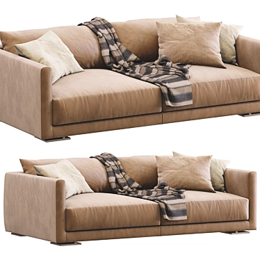 Elegant Bristol Sofa by Poliform 3D model image 1 