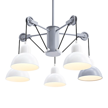 Freya FR5008PL-05GR Pendant Light 3D model image 1 